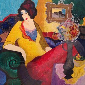 Beautifully Framed Lithograph by Itzchak Takey